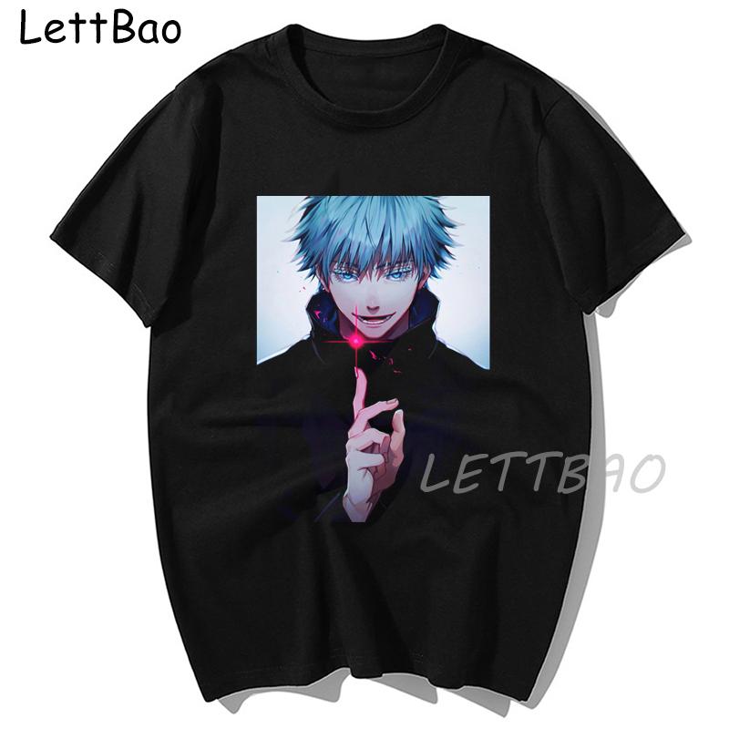 Japanese Anime Satoru Gojo T Shirt Women Kawaii Summer Tops Jujutsu Kaisen Manga Graphic