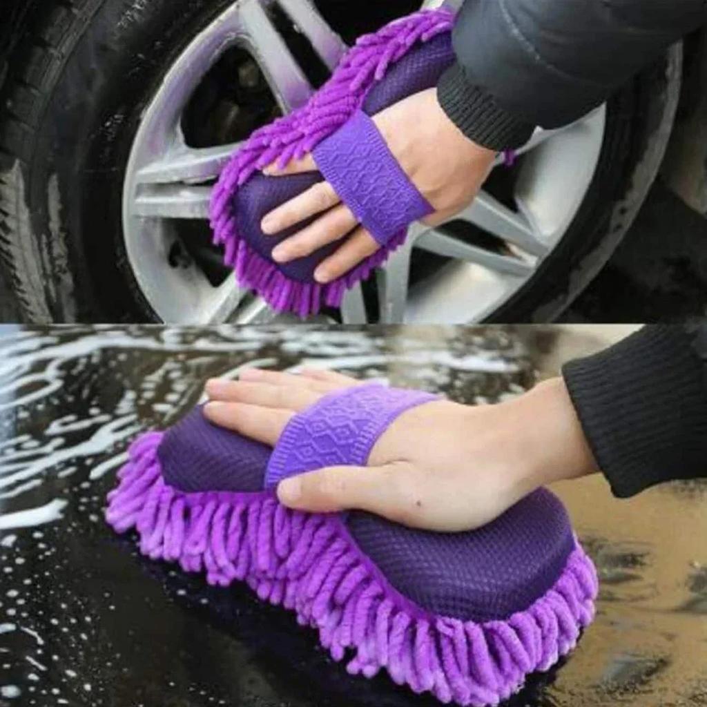 Autowaschschwammbürste, weiche Chenille-Mikrofaser-Waschbürste, Autokarosseriereinigung, Wasseraufnahmebürsten, Detaillierungswaschmaschine