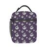 Custom Skellingtones Skull Insulated Lunch Bag for School Office Jack Portable Thermal Cooler Bento Box Men Women