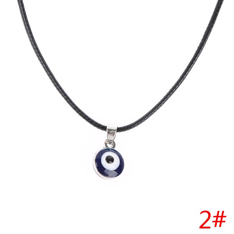 Blue Glass 3cm Evil Eye Pendants Necklace Bracelet Lucky Necklace Choker Jewelry