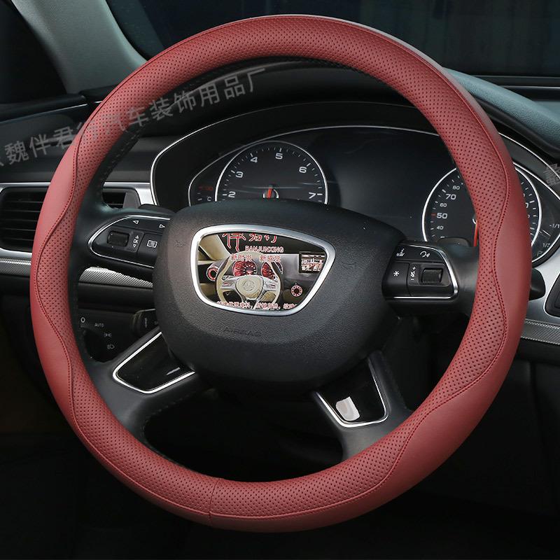 Universal Curve Steering Wheel Cover: All-Season Car Handle Protector