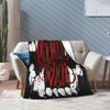 Vintage Pierce the Veils Rock Music Band Blanket Multiple Sizes Soft Fuzzy Plush PTV Punk Throw Blankets for Sofa Couch and Bed