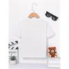 European Size Childrens Round Neck Short Sleeved T Shirt with Unique English Print  AIN'T NO FAMILY LIKE THE ONE I GOT
