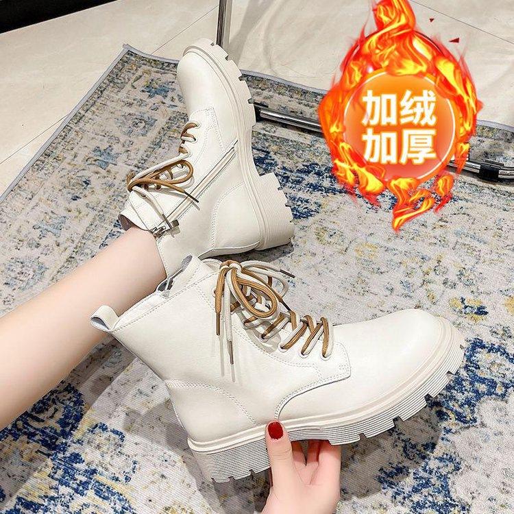 

Ботинки Мартин на толстой подошве 2025 с увеличением высоты, ретро, новые британские маленькие ботинки, короткие ботинки, тренд осени и зимы, инс 40