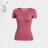 Women's Quick-Dry Mesh Yoga T-Shirt - Slimming, Breathable Summer Fitness Wear