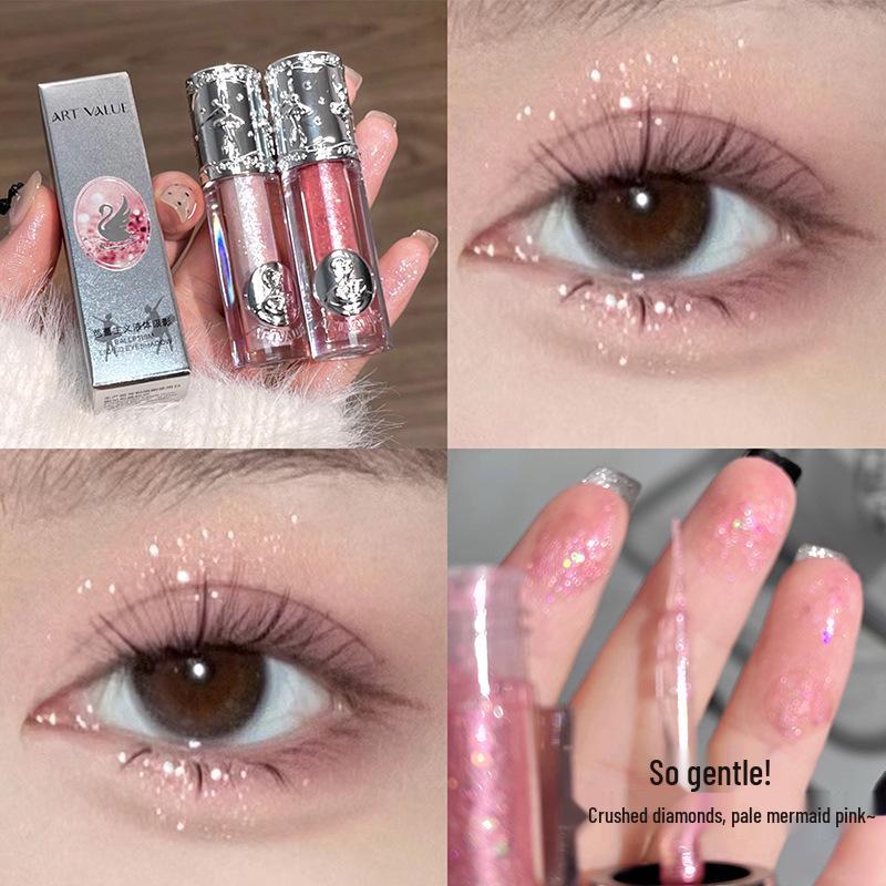 Balletism Iridescent Liquid Eyeshadow: Multi-use Shimmer Blush & Highlighter