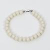Less Is More Cream Ball Bracelet