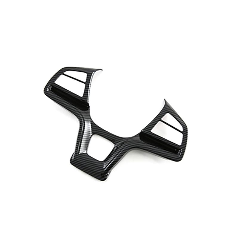 Styling Steering Wheel Buttons Frame Decoration Cover Trim For BYD Song PLUS Pro  Carbon Fiber Color Interior Accessories