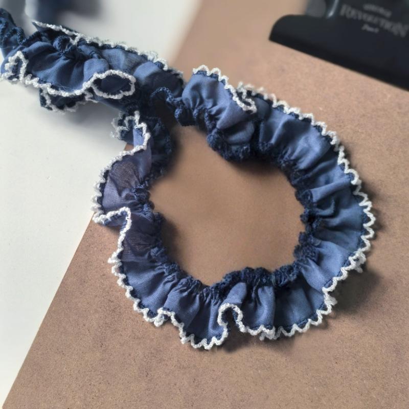 

5 Meter 1.8cm Wide Cotton Embroidered Ruffled Lace Trim For Diy Children s Clothes Pet Doll Clothes Lolita Skirt Decor Crafts 5M
