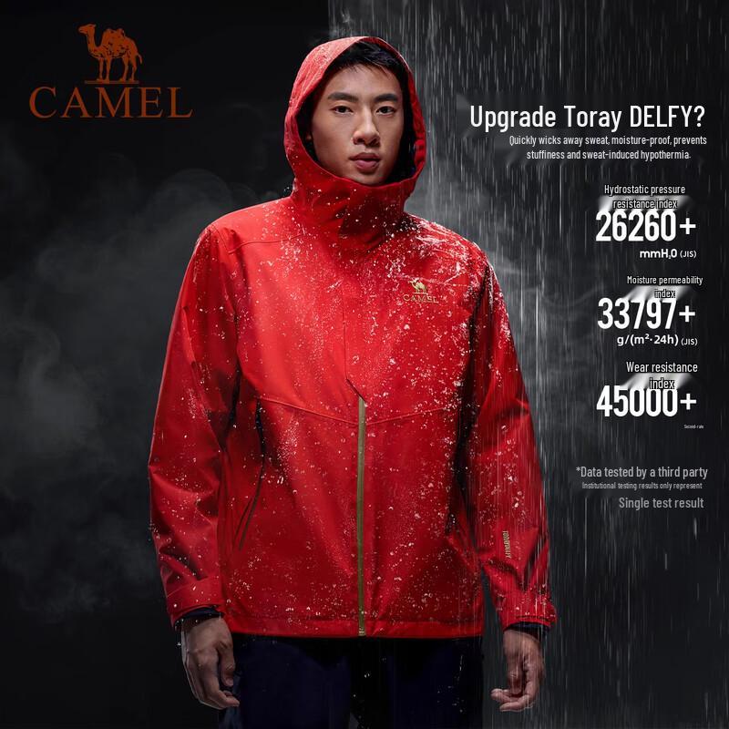 Camel King's Armor X Gold Label 3-in-1 Outdoor Waterproof Jacket