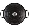 Жаровня Le Creuset Signature Gourmet круглая 30 см чёрная глянцевая 6,2 л (21179300000430)