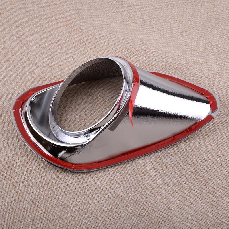 2Pcs ABS Chrome Front Fog Lamp Light Cover Trim Fit for Jeep Patriot 2011-2016