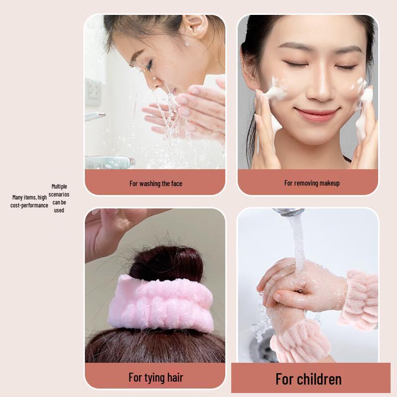 Absorbent Face Washing Wristbands