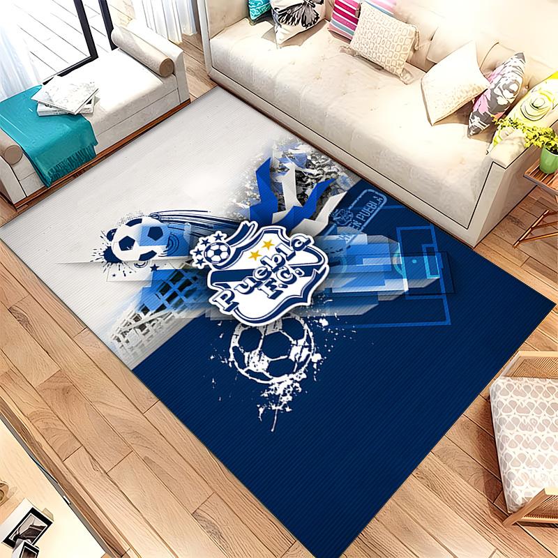 Puebla FC (5) Rug Suitable For Living Rooms Bedrooms Computer Rooms Dining Areas And Placement Under Tables And Chairs Also An Ideal Choice For Office