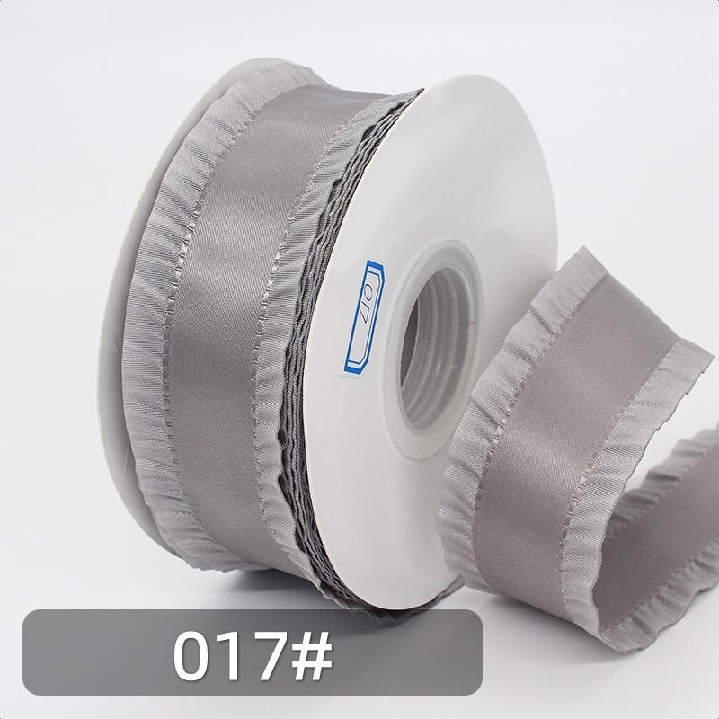 Hot Selling 40 Mm Skirt Shaped Ribbons Gift Wrapping Wedding Christmas Solid Colors DIY 25 Yards Per Roll
