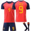 2026 FIFA Wereldbeker Spanje Voetbalshirt voor Kinderen en Volwassenen GAVI #9