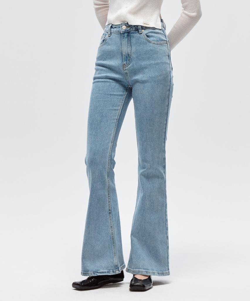 CITYBREEZE Flare Denim Pants_Light Blue