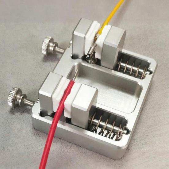 Svářecí přípravek Těžká hliníková svářečská svorka Stabilní svorka na drát Nastavitelná čelist 11 mm Příslušenství pro pájecí stanici na šperky