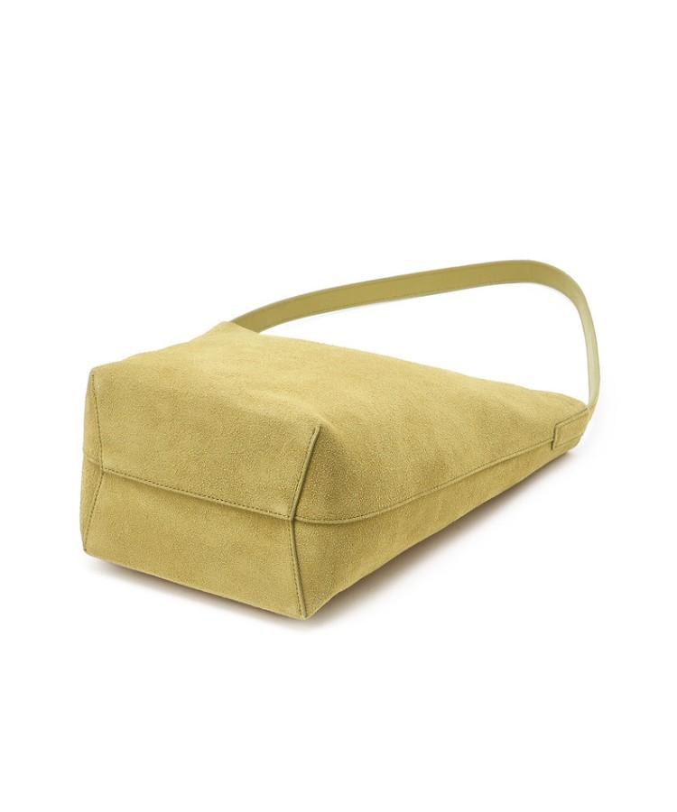 Athe Vanessabruno [Panier] Olive Suede Panier Bucket Bag L Aaba5F202K1