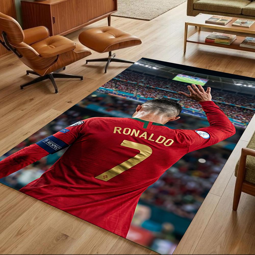Cristiano Ronaldo Fußmatten Design für Wohnzimmer Foyer Küche Dekorieren Sie den Raum Rutschfeste Teppiche Büro Heimdekoration