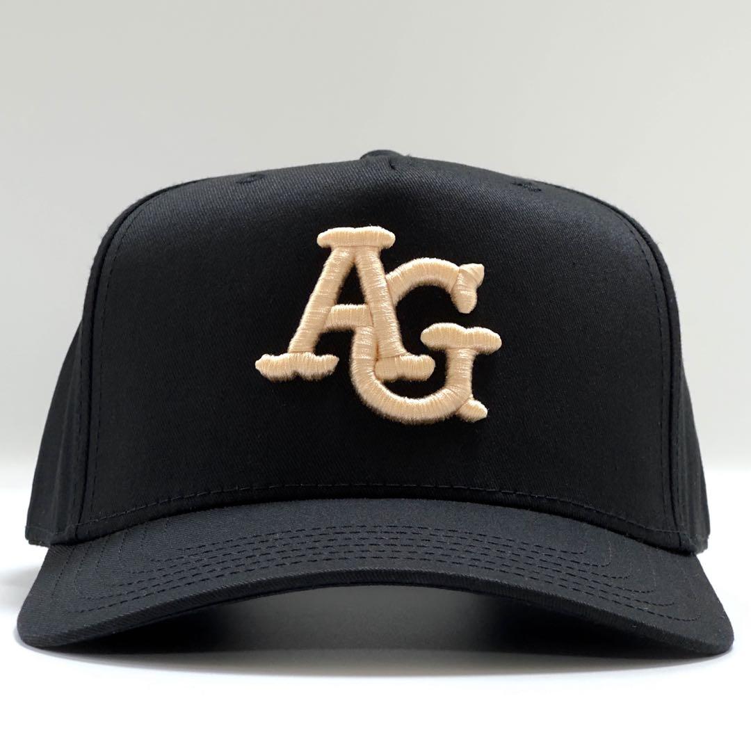 

[USED] 5-Panel LA Spider Cap with Same Body AG Cap in Black