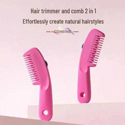Rose Red Family 2-in-1 Adjustable Hair Trimmer & Bangs Cutting Comb