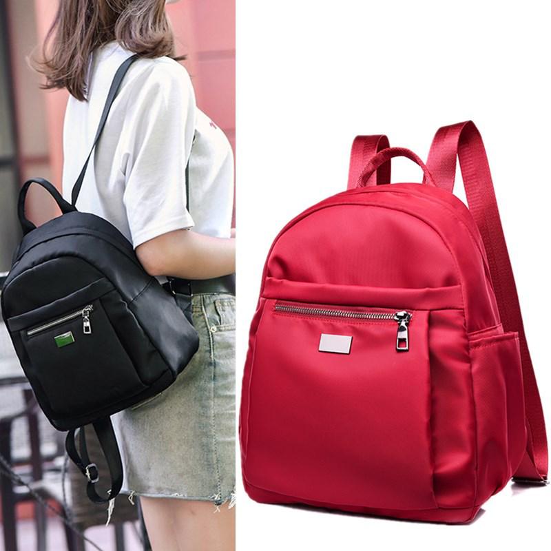 Buy Fashion Ladies Double Shoulder Bag Travel Casual Nylon Women Bag Tide Bag Notebook Computer