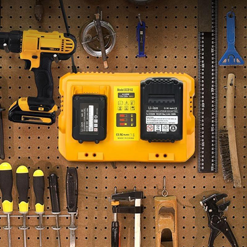 A96I-DCB102 Batterieladegerät Ersatz für Dewalt 12V/20V Max Schnellladegerät US-Stecker