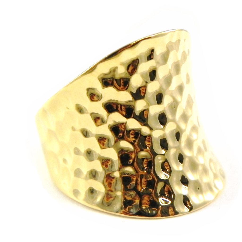 Bague Plaqué Or 'Cléopatra' doré - 22 mm