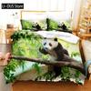 Comforter Lovely Panda Bedding Set 3D Bedding Digital Printing Queen Size Bedding Set Fashion Design