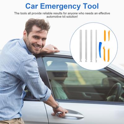 Universal Slim Jim Tool With Round Edges Stainless Steel Auto Jim Kit High Elastic Multifunctional Vehicles Repair for Emergency