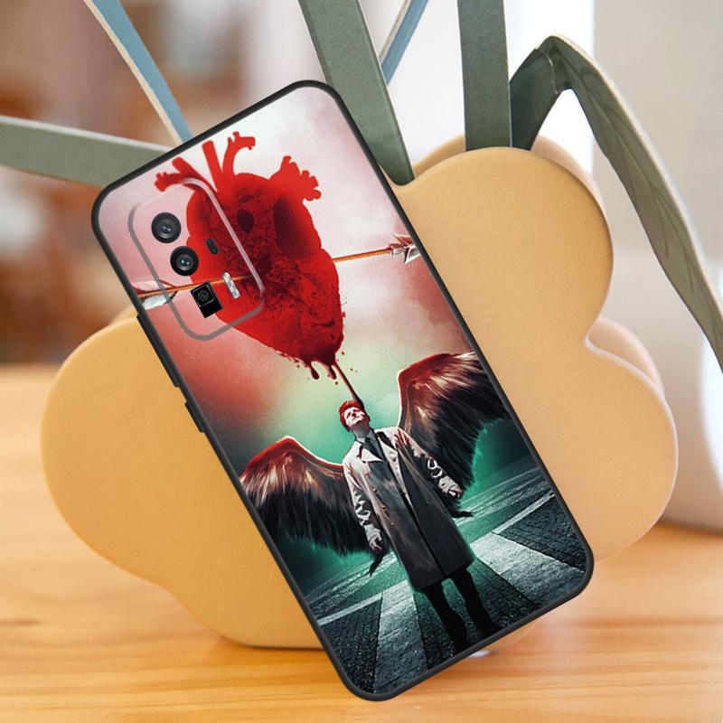Angel Castiel Supernatural Case For Xiaomi 14 13 Ultra 11T 12T 13T Pro 12 Lite POCO F6 F5 X6 M6 Pro X5 X3 F3 M5s Cover
