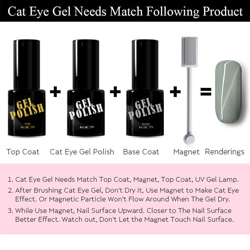 KADS 9.5ml Cat Eye Gel Nail Polish UV Lacquer 57 Colors Gel Nail Polish Semi Permanent Varnish