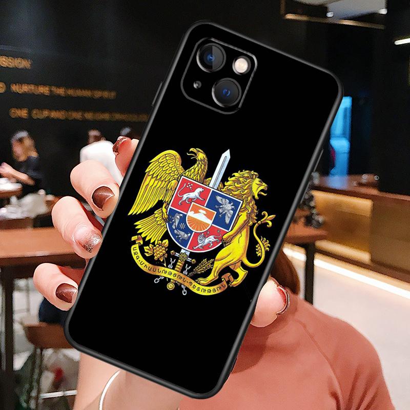 Armenia Armenian Flag Case For iPhone 14 15 16 Pro Max 11 12 13 Mini X XR XS Max 14 Plus Soft Cover