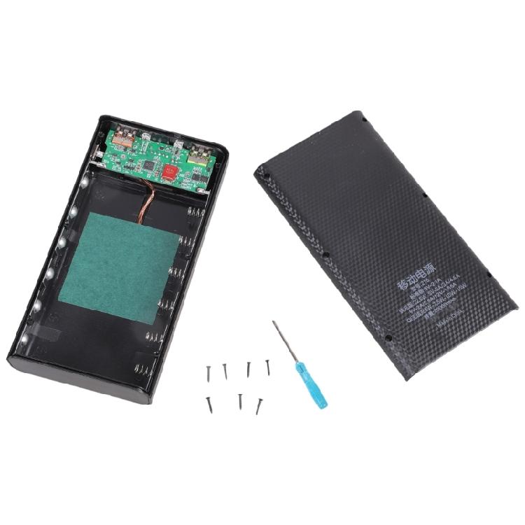 Detachable 5W 10W 22.5W QC3.0 LCD 6x21700 Battery for Case Power Bank for Shell