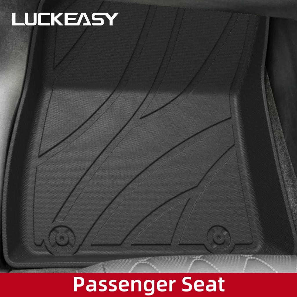 LUCKEASY Right Drive for Geely EX5 2025 2026 (Not Fit UK Version) Car Floor Mats Cargo Liner Trunk Pad TPE Waterproof Black