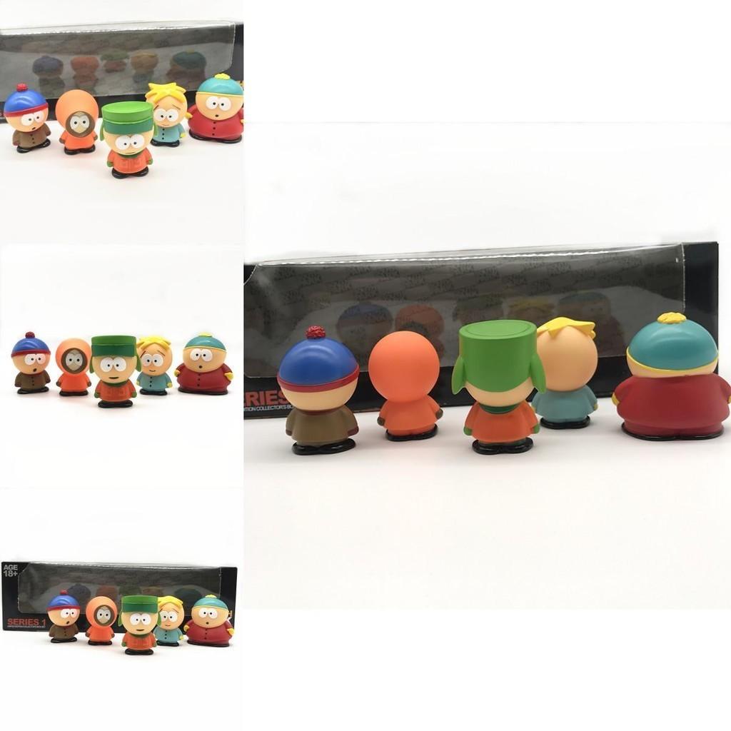 5pcs South Park Figures Block Set For Children's Imagination Play And Home Decoration