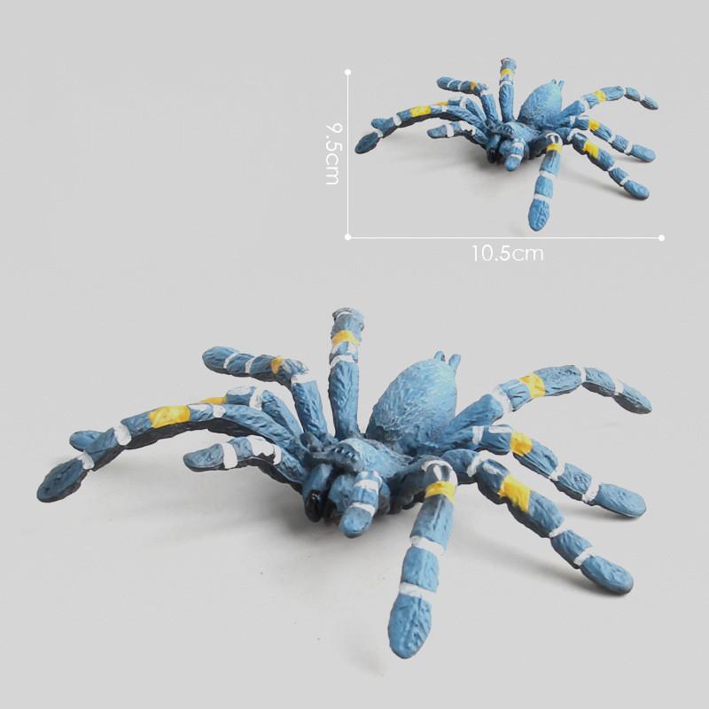 Simulation Animal Scale Ratio Model 10cm Large Fake Spider Tarantula Black Spider Fun Halloween Prank Horror Props Children Novelty Toy