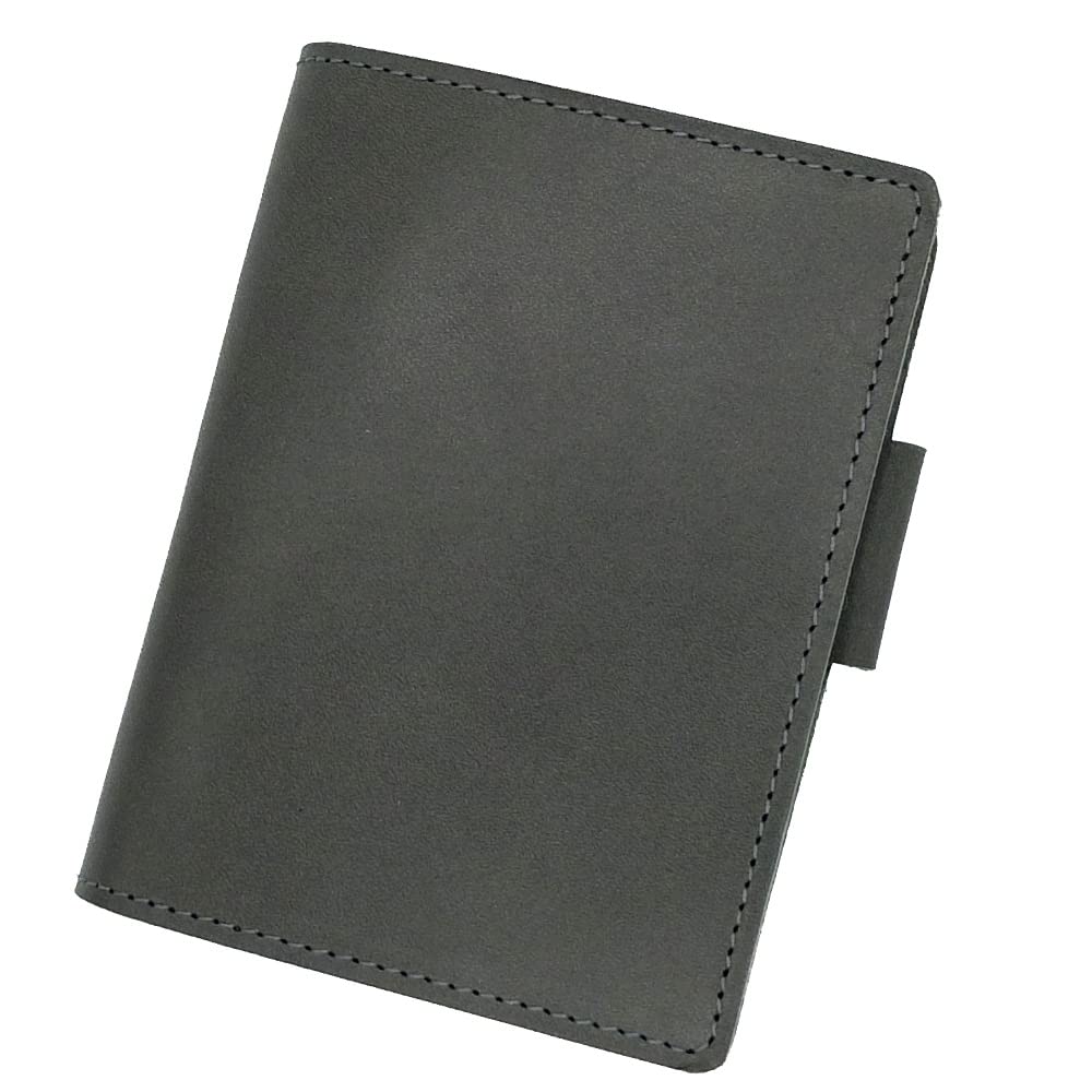 Rhodia No. 11 Horizontal Cover with Pen Holder, Genuine Leather (Made in Japan) with One RHODIA Notepad (Antique)