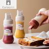 350ml 5 Hole Squeeze Condiment Bottles With Nozzles Plastic Ketchup Mustard Hot Sauces Olive Oil Bottles Kitchen Accessories
