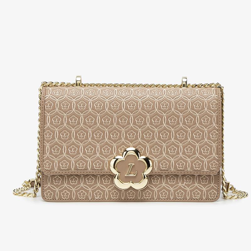 

2024 Autumn Winter New Niche Single Shoulder Underarm Bag Fashion Commuting High-end Chain Bag Handheld Crossbody Small Square Bag хакі