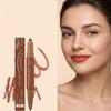 Zephoco Soft & Moist Double-Ended Lip Liner (Orange-Red) – Lightweight, Highly Pigmented, Long-Lasting Daily Lip Makeup.