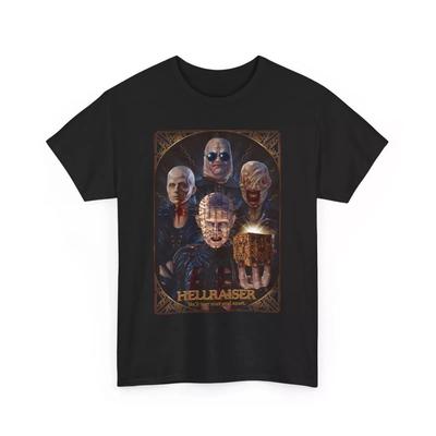 Horror Movie Graphic Shir with Creepy Cenobitee Style Halloween Gift S-5XL