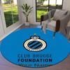 Club Brugge KV Custom Name Round Area Rug,Carpet Rug for Living Room Bedroom Sofa Playroom Decor,Non-slip Floor Mat