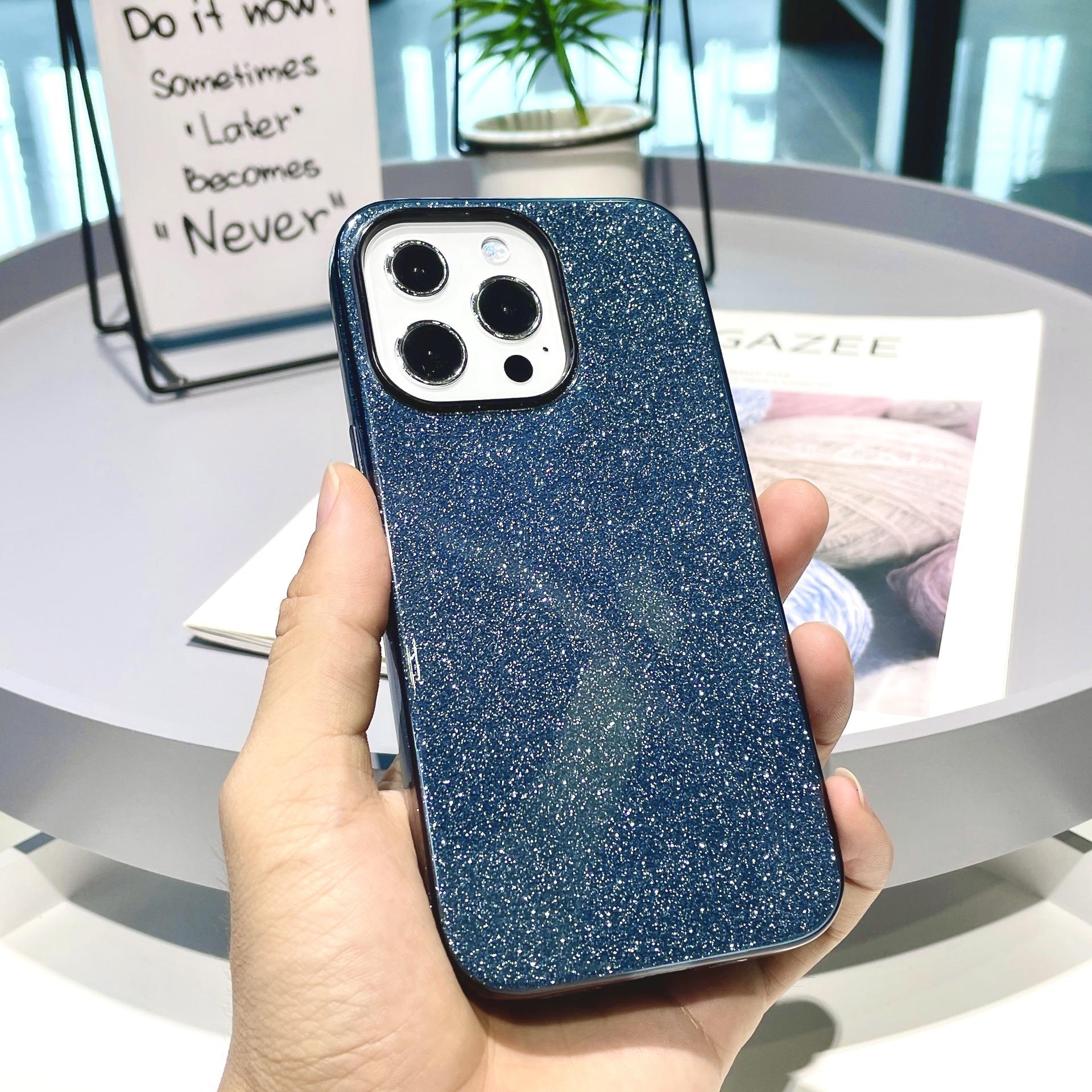 

Star Glitter Powder for IPhone16 Mobile Phone Case for Apple 15proINS Style 14plus High-end Sense 13 Anti-fall For iPhone 11 Pro Max