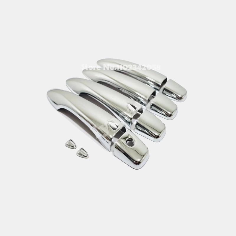 For Nissan Note E13    ABS carbonfiber Exterior Side Door Handle door Bowl sticker Cover Trim External accessories