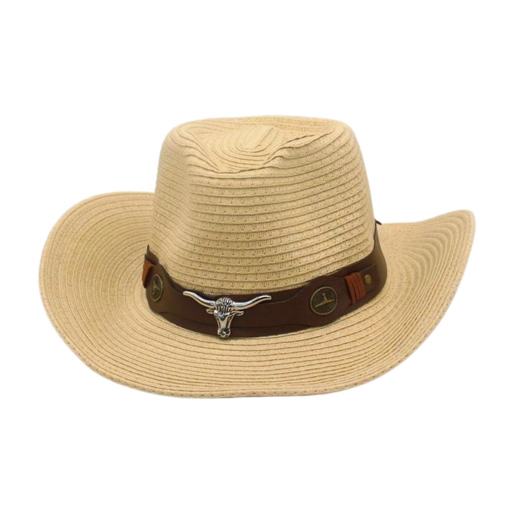 Prairie Vacation Travel High-End Sense Woven Straw Hat Retro Ethnic Style Hand-Embroidered Sunscreen Windproof Straw Hat