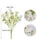 5 Pcs Silk Gypsophila Artificial Bouquets UV Resistant Fake Flowers Artificial Babys Breath Flowers for Home Wedding Party DIY Arrangement Table Decor