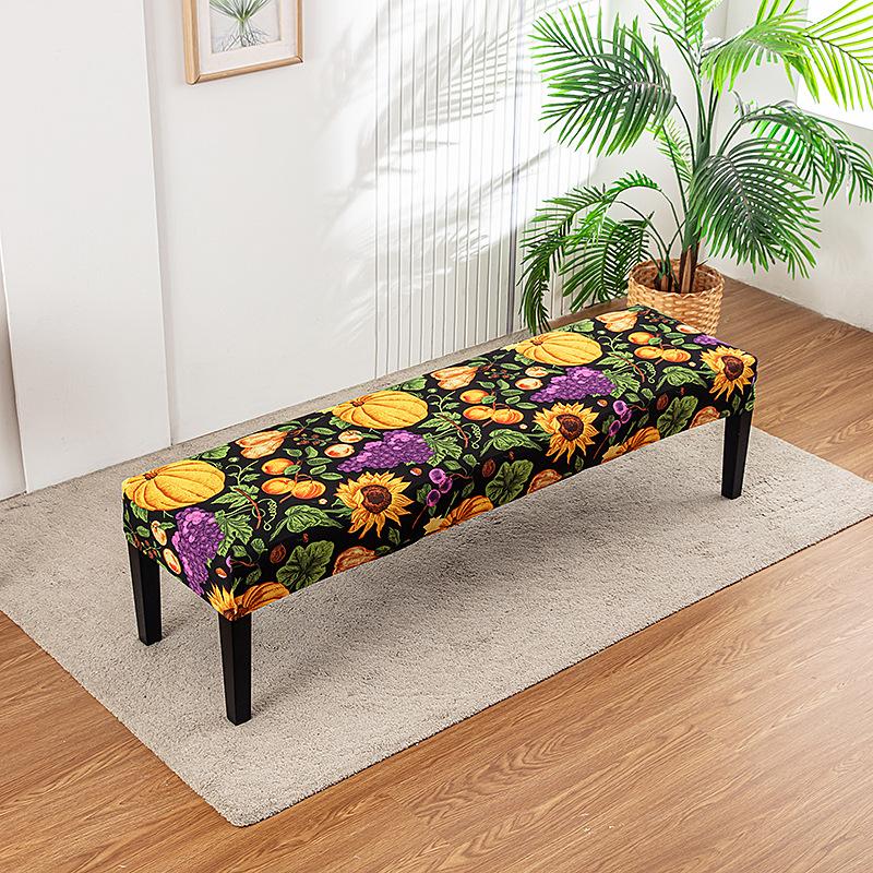 

Эластичный принт Утолщенный чехол на обеденный стул Чехол на табурет для пианино Чехол на скамью Чехол на стул-скамью Офисный Бытовой Чехол на табурет для переобувания Bench cover