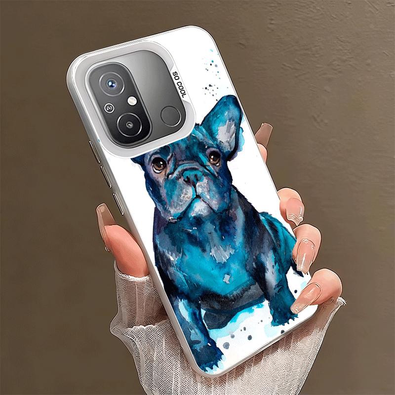 

French Bulldog Dog Pug Design Soft Phone Case for Xiaomi Redmi 15C 15 14C 13C 12C Poco X5 X6 X7 Pro X3 F8 F7 Ultra M8 13 12 Cove Xiaomi Redmi 15 4G